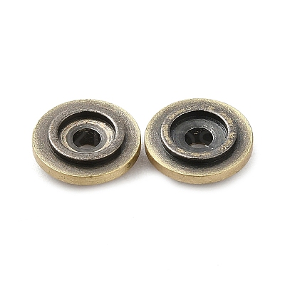 Tibetan Style Rack Plating Brass Bead KK-Q805-20AB-1