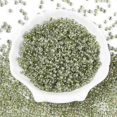 6/0 Transparent Inside Colours Glass Seed Round Beads SEED-N006-004H-1