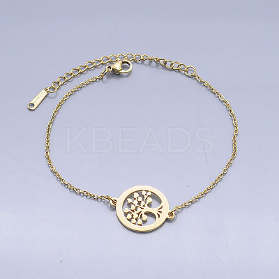 201 Stainless Steel Link Bracelets BJEW-T011-JN488-2-1