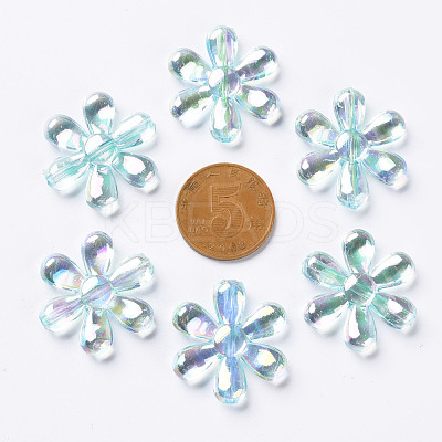 Transparent Acrylic Beads TACR-S154-35C-754-1