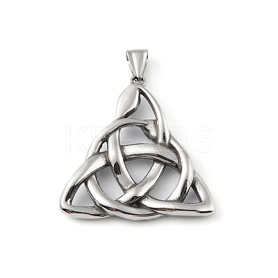 304 Stainless Steel Pendants STAS-K255-10AS-1