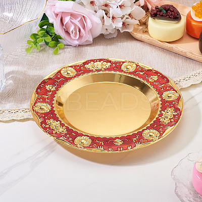 1Pc Iron Flat Round Display Panel for Fragrance Activity AJEW-MB0001-13B-1