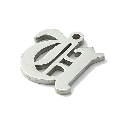 Non-Tarnish 201 Stainless Steel Pendants STAS-B055-01P-U-1