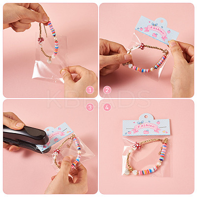 100Pcs Paper Display Card Fashion Jewelry CDIS-TA0001-31A-1