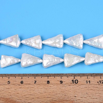 Natural Baroque Pearl Keshi Pearl Beads Strands PEAR-N021-18-1