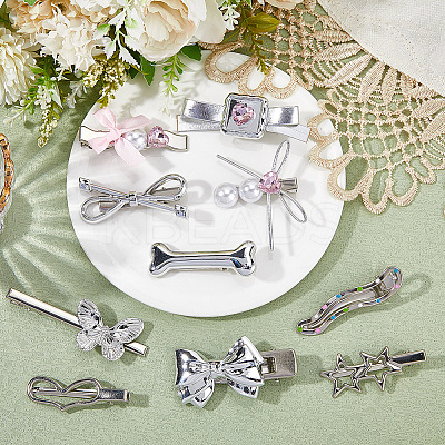 Zinc Alloy & Iron Alligator Hair Clips PHAR-SP0001-04B-1