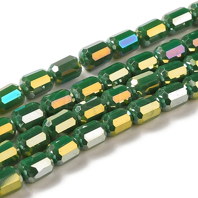 Electroplate Glass Beads Strands EGLA-D031-01E-1