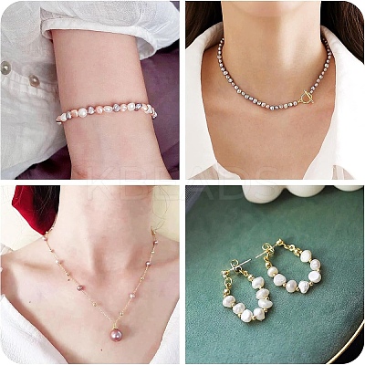 10Pcs Natural Cultured Freshwater Pearl Beads PEAR-YW0001-29-1