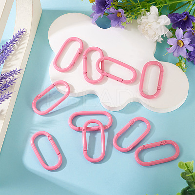 10Pcs Alloy Spring Gate Rings FIND-TA0009-25L-1