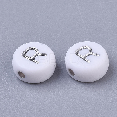 Plating Acrylic Beads PACR-R243-04R-1