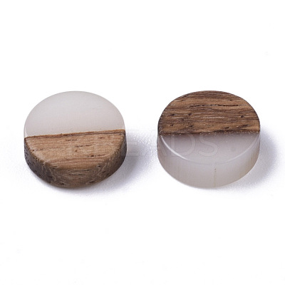 Resin & Wood Cabochons RESI-S358-70-H1-1