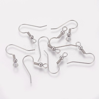 Tarnish Resistant 316 Surgical Stainless Steel Earring Hooks LS-X-STAS-I090-03P-1