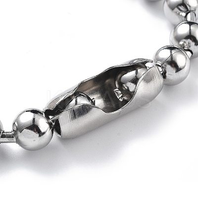 304 Stainless Steel Ball Chain Necklaces CHS-F009-01H-45cm-P-01-1
