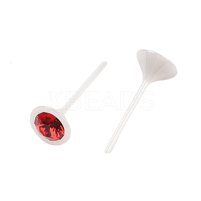 Hypoallergenic Bioceramics Zirconia Ceramic Stud Earrings EJEW-C111-04C-1