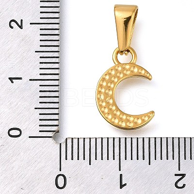 Ion Plating(IP) 304 Stainless Steel Charms with Rhinestone STAS-Z113-11G-1