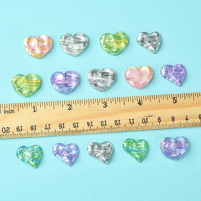 14Pcs 7 Styles Translucent Resin Decoden Cabochons CRES-FS0001-16-1
