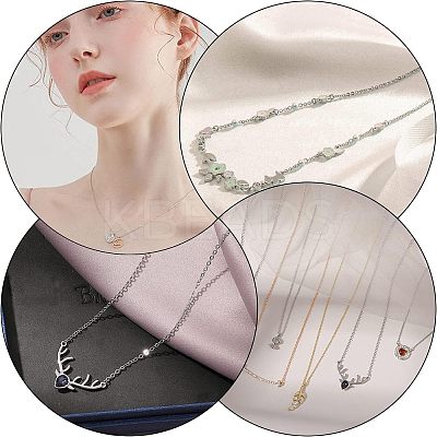 Classic Plain 304 Stainless Steel Mens Womens Cable Chain for Necklace Making STAS-UN0012-66-1