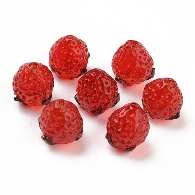 Handmade Bumpy Lampwork Beads LAMP-S194-012-1