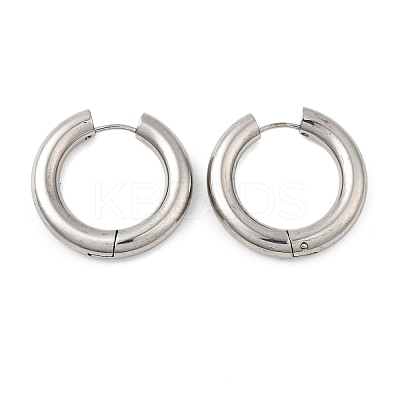 Tarnish Resistant 202 Stainless Steel Huggie Hoop Earrings EJEW-O087-08G-P-1