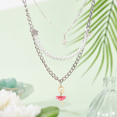30Pcs Transparent Resin Big Pendants ALRI-DC0001-05B-1
