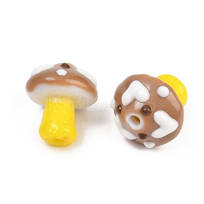 Handmade Lampwork Enamel Beads LAMP-B055-02K-1