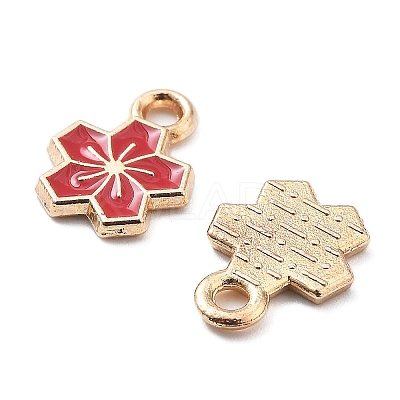Alloy Enamel Charms ENAM-S022-01E-1