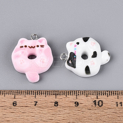 Opaque Resin Pendants RESI-N050-20P-1