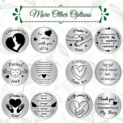 1Pc 304 Stainless Steel Commemorative Coins AJEW-CN0001-43P-1