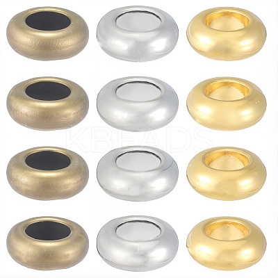 300Pcs 3 Colors Alloy Spacer Beads TIBEB-PA0001-10-1