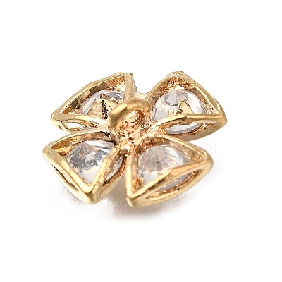 Rack Plating Brass Micro Pave Cubic Zirconia Pendants KK-F883-10G-01-1