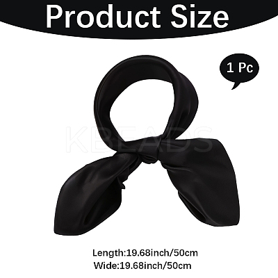 Detachable Satin Lady's Scarf AJEW-WH20072-79D-1