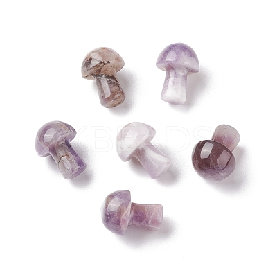 Natural Amethyst GuaSha Stone G-A205-26V-1