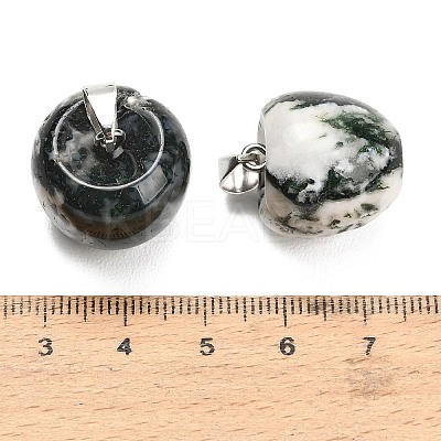 Natural Tree Agate Pendants GG-K002-15F-1