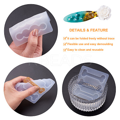 3Pcs 3 Style Silicone Molds DIY-BG0001-09-1