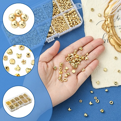 885Pcs 10 Styles CCB Plastic Beads CCB-FS0001-13-1