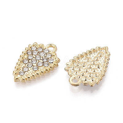 Alloy Rhinestone Pendants FIND-N008-05KCG-1