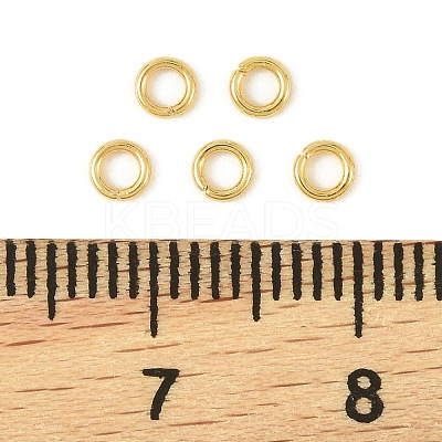 SHEGRACE Brass Open Jump Rings XGR0079G-13G-1