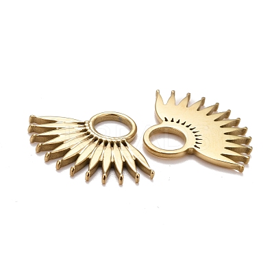 Ion Plating(IP) 304 Stainless Steel Pendants X-STAS-D177-05G-1