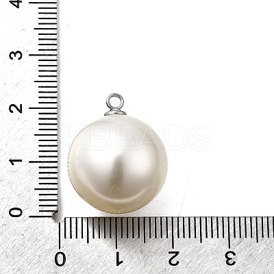 ABS Plastic Imitation Pearl Pendants FIND-H052-01J-01P-1