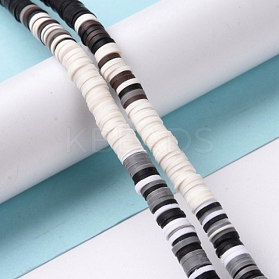 Handmade Polymer Clay Bead Strands CLAY-C003-04D-1