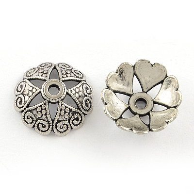 Tibetan Style Alloy Bead Caps LS-X-TIBEP-R304-054AS-LF-1