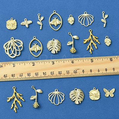22Pcs 11 Styles Alloy Pendants FIND-FS0003-13-1