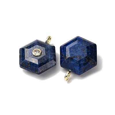 Dyed Natural Lapis Lazuli Pendants G-P588-02G-05-1