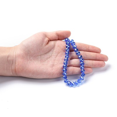 Glass Beads Strands GR8MMY-24L-1