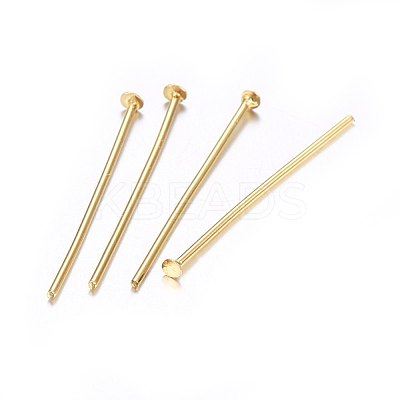 304 Stainless Steel Flat Head Pins X-STAS-F174-09G-B-1