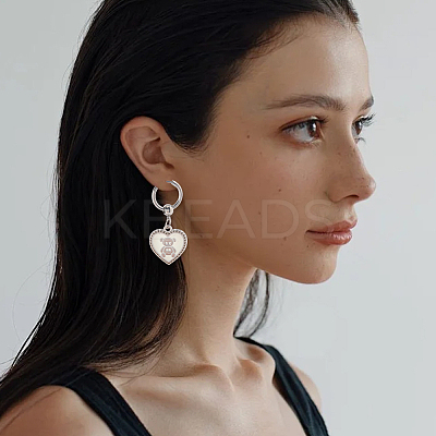 24Pcs 304 Stainless Steel Hoop Earring Findings FIND-SC0017-16B-1