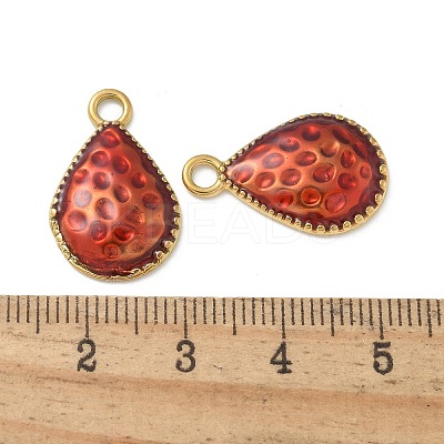 Ion Plating(IP) 304 Stainless Steel Pendants STAS-R008-04G-01-1