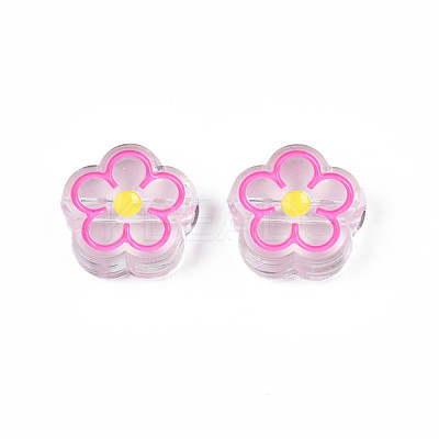 Transparent Acrylic Beads ACRC-S039-03E-1