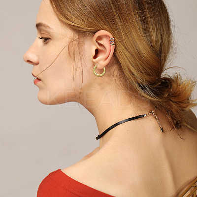 20Pcs Stainless Steel Huggie Hoop Earrings EJEW-DC0001-31-1