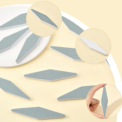 20Pcs PVC Sponge Silver Polishing Strips PVC-SC0001-18-1